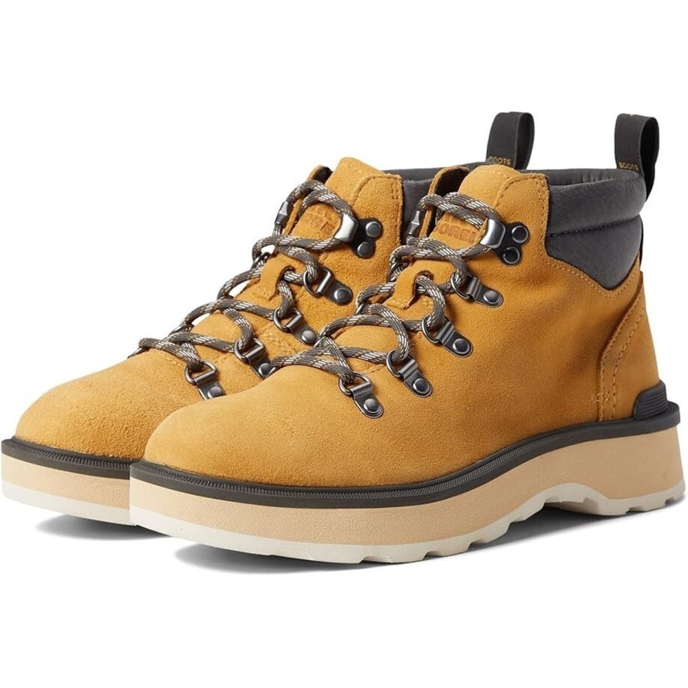 SOREL® (Women's 11 M) Hi-Line™ Hiker Hiking Boots in Geo-Yellow/Jet - $145